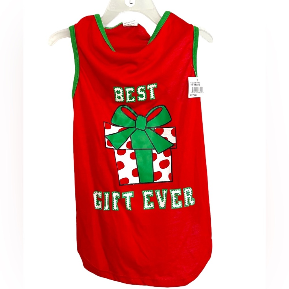 Pet Spirit Best Gift Ever Christmas Pet T-Shirt NWT